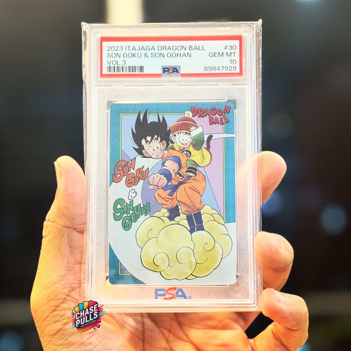 Some cards aren’t just collectibles but time machines 🚀✨
This 2023 Itajaga Dragon Ball card takes me straight back to evenings glued to the TV, watching Goku and Gohan set off on their adventures 🐉☁️.
Itajaga cards bring that retro sticker-book charm, but with the thrill of grading and collecting in today’s hobby.
Old-school heart ❤️, modern collector’s pride 🏆.
#DragonBall #Itajaga #PSA10 #SonGoku #SonGohan #AnimeNostalgia #CardCollectors #RetroVibes #Goku #Gohan #DragonBallZ #DragonBallZIndia #AnimeIndia #TCGIndia #CollectibleCards #AnimeCards #PSAGrading #TradingCards
