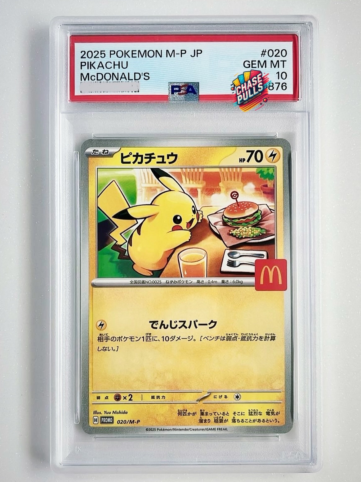 The Mcdonald’s Pikachu that caused absolute chaos. ⚡️🍔
Loved, hated, chased, overprinted, debated endlessly.
The most graded Pokémon card in history, with a PSA 10 population of 222,000+ and counting.
For the culture💛
#Pokemon #PokemonTCG #Pikachu #PSA10
#PokemonCards GradedCards CollectorLife
ChasePulls PersonalCollection TCGLegend