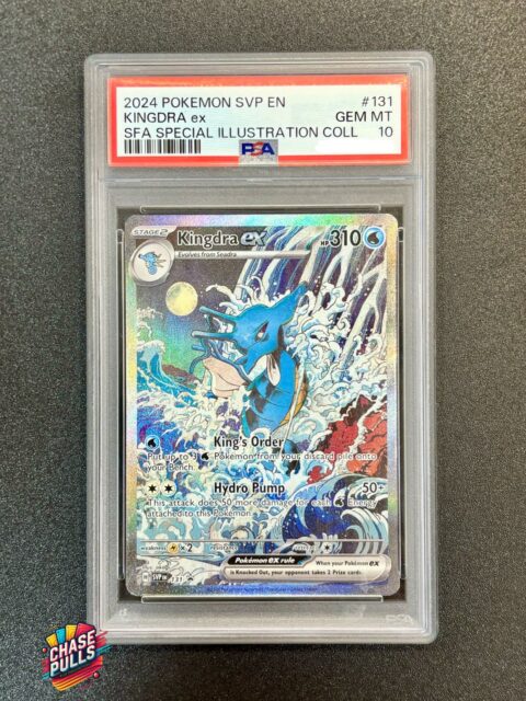 Kingdra ex 🌊
Inspired by The Great Wave off Kanagawa by Hokusai.
One of my favorite artworks ever, so this was a must in a PSA 10.
For my personal collection.
Not for sale.