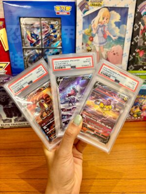 LEGENDARY BEASTS SEQUENTIAL SET 2 - ENTEI V|SUICUNE V|RAIKOU V| 213,215,218/172 SAR | PSA 10 |